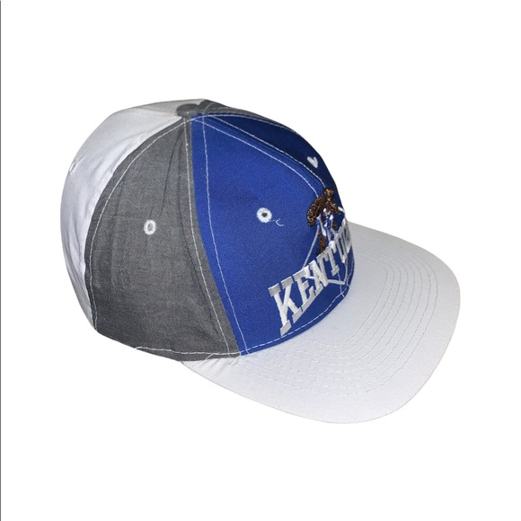 Vintage 90s UK University of Kentucky Wildcats The Game Snapback Hat - Picture 3 of 6